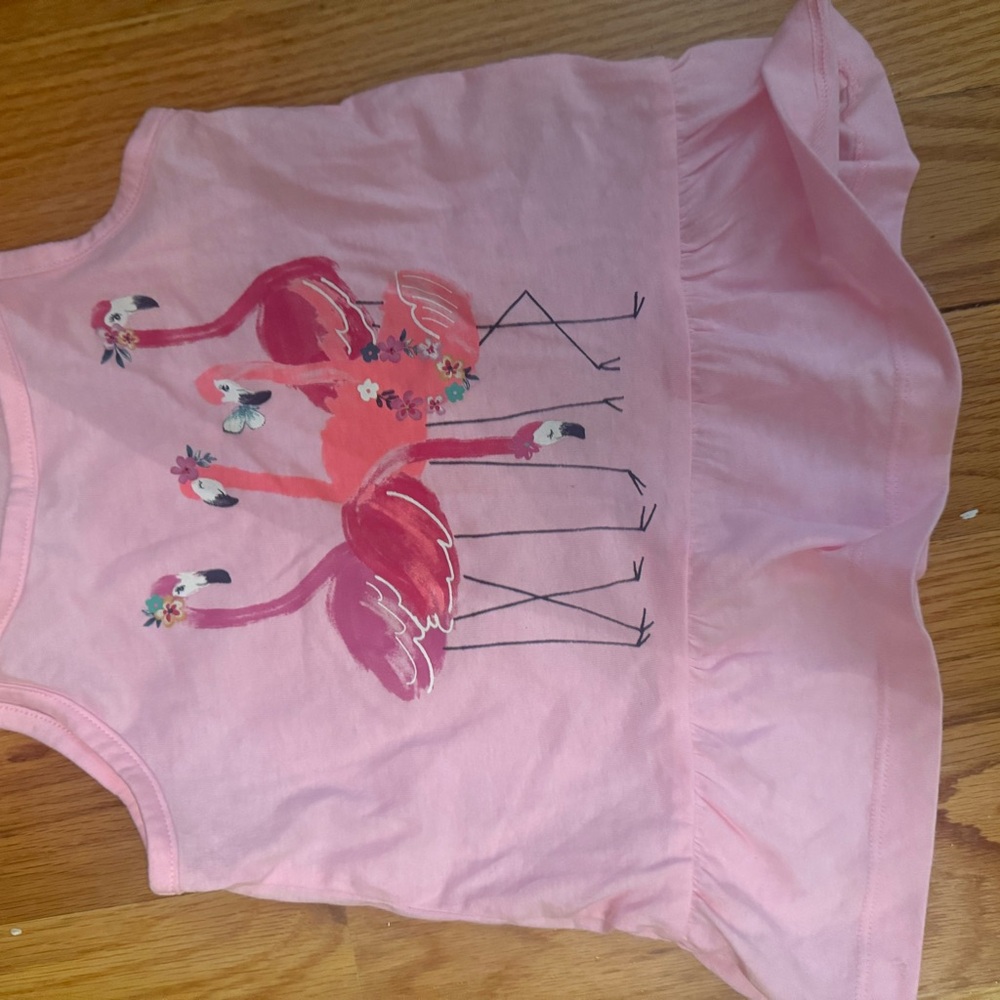 Carter's Pink Flamingo Tank Top
